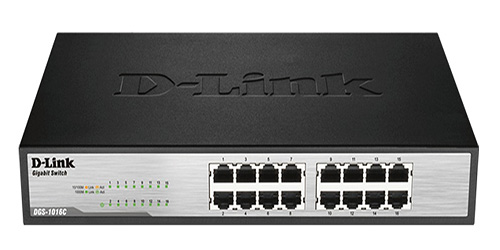 سوئیچ شبکه دی-لینک ۱۶ پورت گیگابیتی مدل DGS-1016C