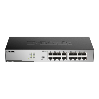 سوئیچ دسکتاپ 16 پورت Fast Ethernet با RJ-45 و Auto Uplink – مدل DES-1016D