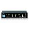 سوئیچ ۶ پورت ۱۰/۱۰۰ با PoE+ برای دوربین‌های نظارتی D-link مدل DES-F1006P-E