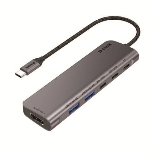 هاب 6 پورت USB-C دی‌لینک مدل DUB-C106